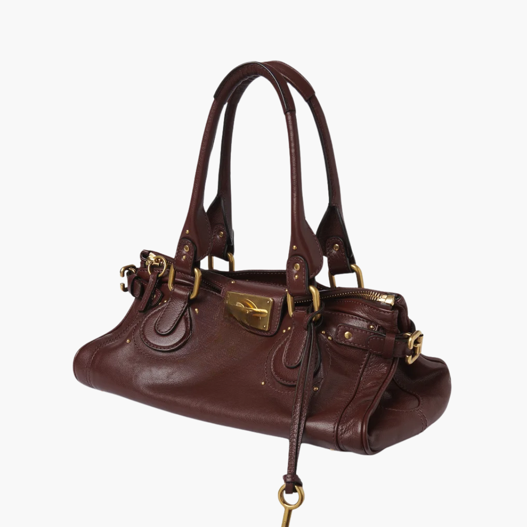 Structured Leather Handbag