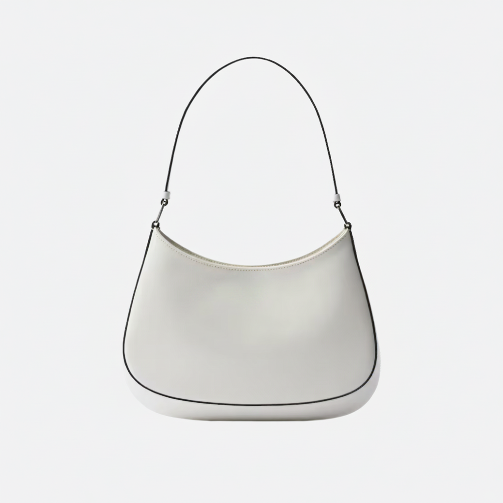 Shoulder Bag In Brushed Leather
