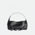 Medium Shoulder Bag In Black Calf Leather