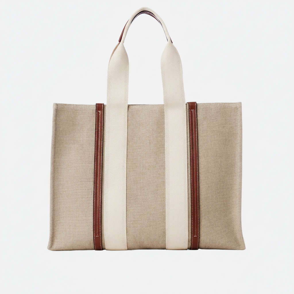 Tote Bag In Linen