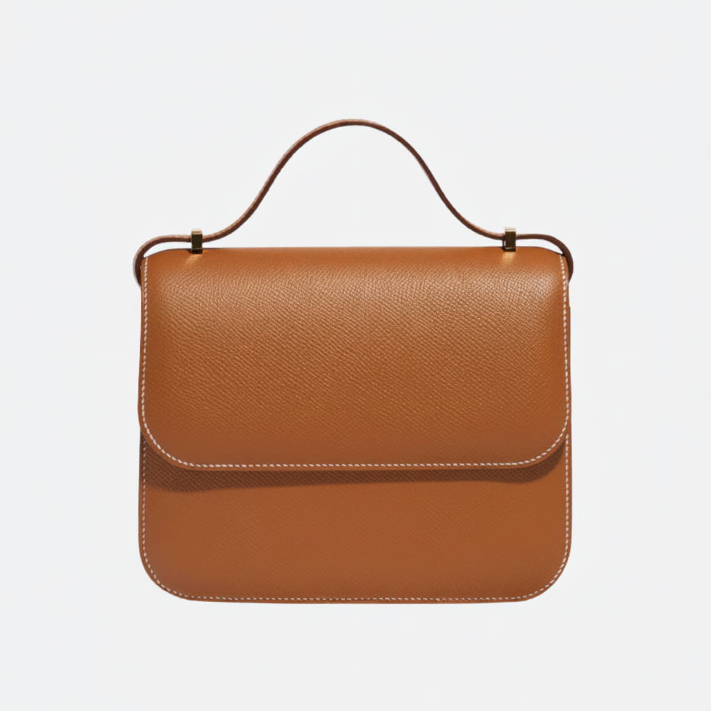 Handbag In Calf skin Leather