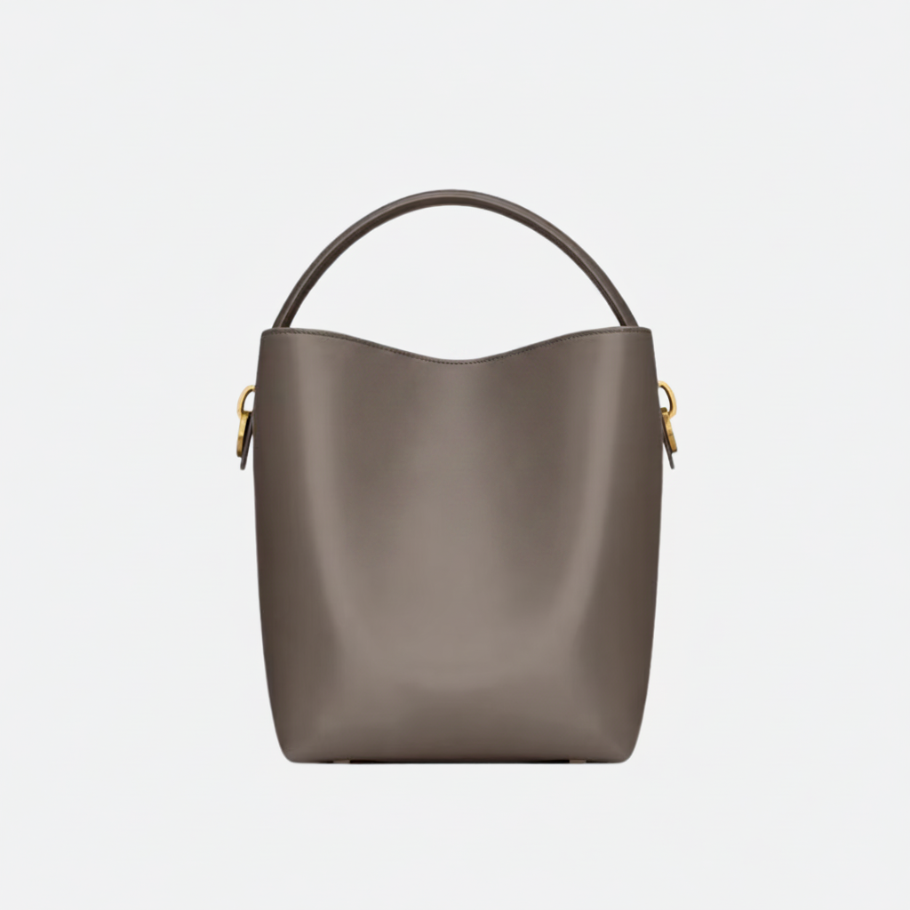 Bucket Bag In Glossy Leather